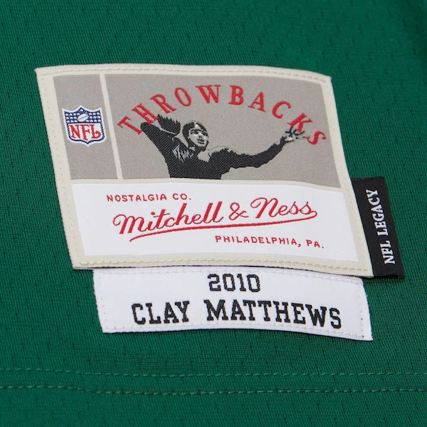 Clay Matthews Green Bay Packers 2010 Green Legacy Jersey 8 Clay Matthews Green Bay Packers 2010 Green Legacy Jersey