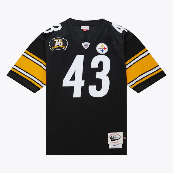 Troy Polamalu Pittsburgh Steelers Black 2007 Authentic Jersey