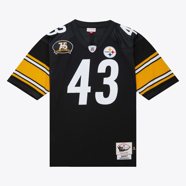 Troy Polamalu Pittsburgh Steelers Black 2007 Authentic Jersey