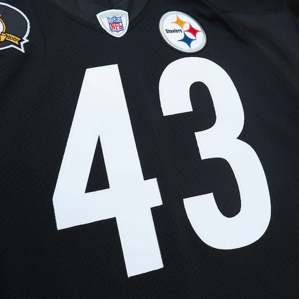 Troy Polamalu Pittsburgh Steelers Black 2007 Authentic Jersey 4 Troy Polamalu Pittsburgh Steelers Black 2007 Authentic Jersey