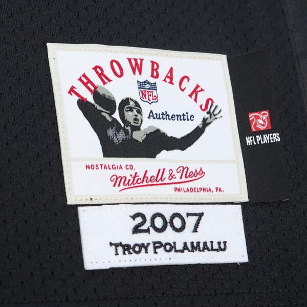 Troy Polamalu Pittsburgh Steelers Black 2007 Authentic Jersey 5 Troy Polamalu Pittsburgh Steelers Black 2007 Authentic Jersey