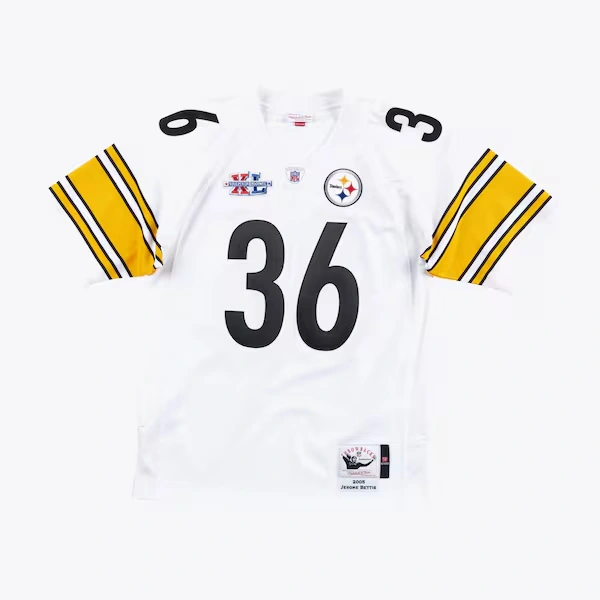 Jerome Bettis Pittsburgh Steelers 2005 White Authentic Jersey