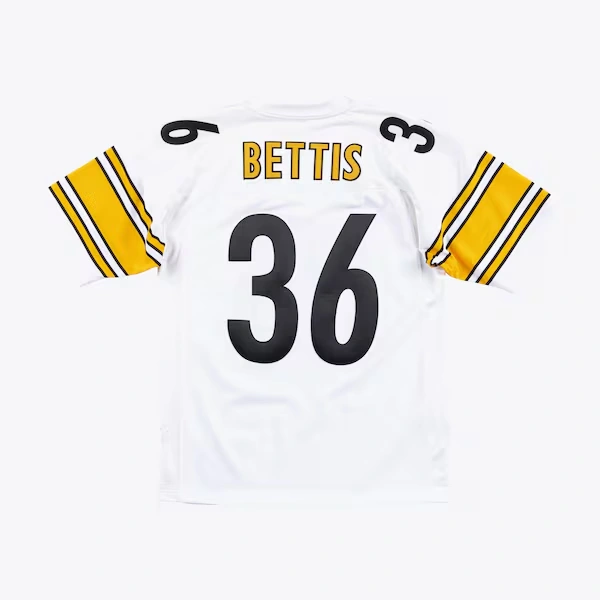 Jerome Bettis Pittsburgh Steelers 2005 White Authentic Jersey 3 Jerome Bettis Pittsburgh Steelers 2005 White Authentic Jersey