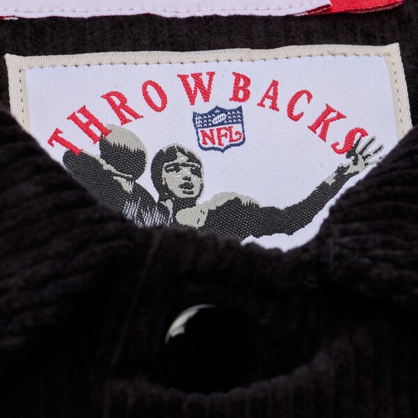 Pittsburgh Steelers Black Off the Bus Corduroy Coaches Full-Snap Jacket 6 Pittsburgh Steelers Black Off the Bus Corduroy Coaches Full-Snap Jacket