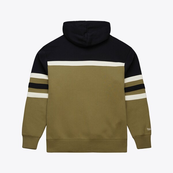 Boston Celtics Olive Head Coach Vintage Pullover Hoodie