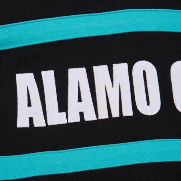 San Antonio Spurs Black Vintage Logo Head Coach Fleece Pullover Hoodie 5 San Antonio Spurs Black Vintage Logo Head Coach Fleece Pullover Hoodie