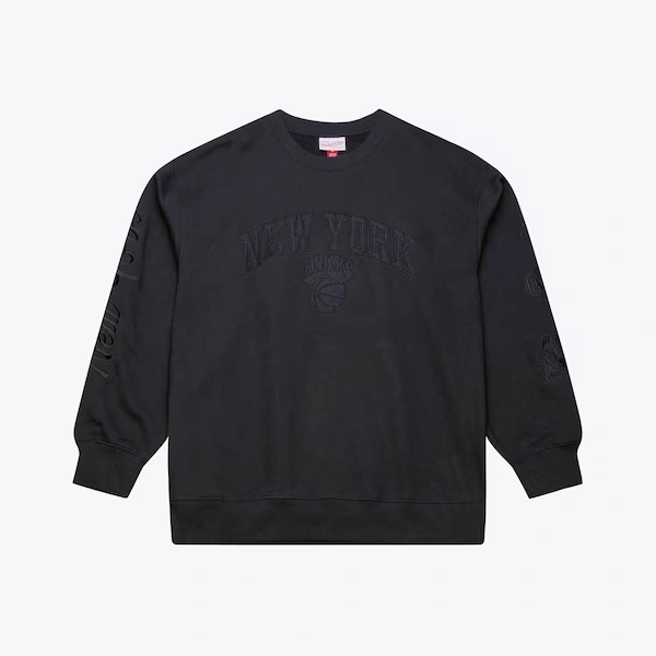 New York Knicks Black Phantom Fleece Sweatshirt