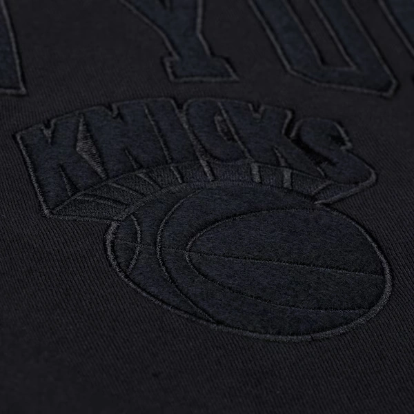 New York Knicks Black Phantom Fleece Sweatshirt 4 New York Knicks Black Phantom Fleece Sweatshirt