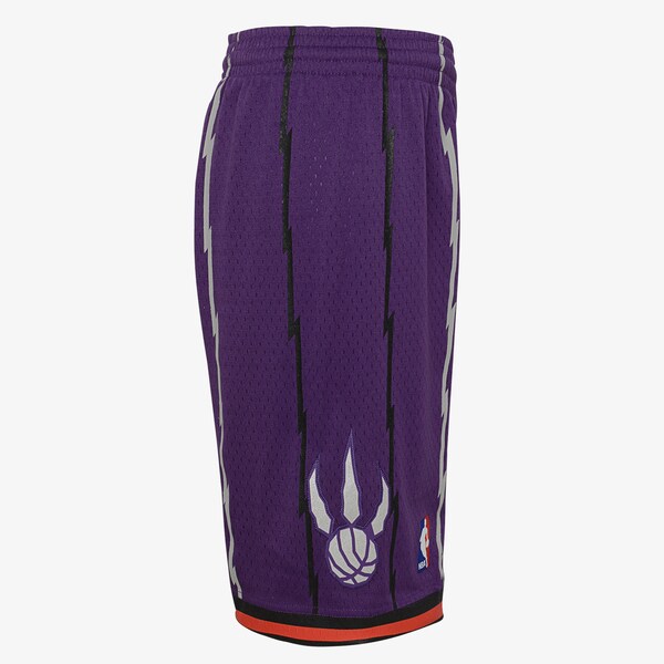 Youth Toronto Raptors 1998-99 Purple Road Swingman Shorts