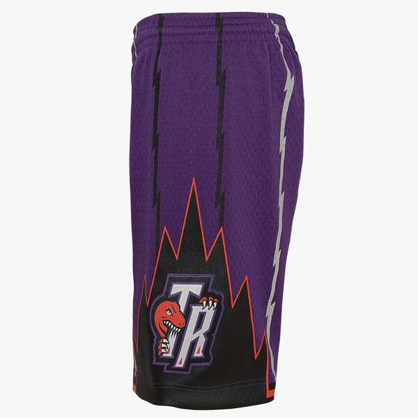 Youth Toronto Raptors 1998-99 Purple Road Swingman Shorts
