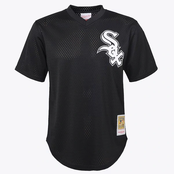 Youth Bo Jackson Chicago White Sox 1993 Black Name & Number Mesh Batting Practice Jersey