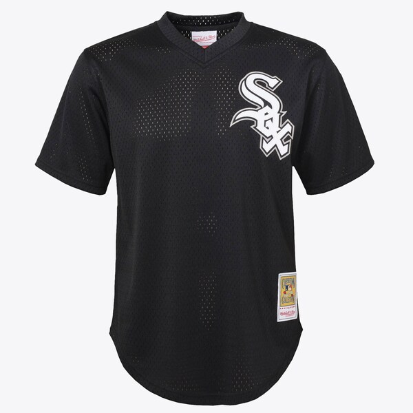 Youth Bo Jackson Chicago White Sox 1993 Black Name & Number Mesh Batting Practice Jersey