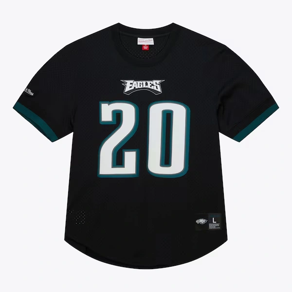 Brian Dawkins Philadelphia Eagles Black Retired Player Name & Number Mesh T-Shirt