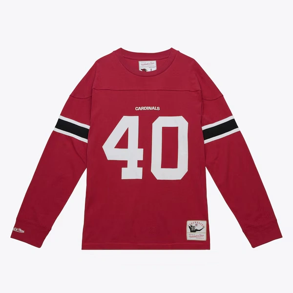 Pat Tillman Arizona Cardinals Cardinal Retired Player Name & Number Long Sleeve T-Shirt