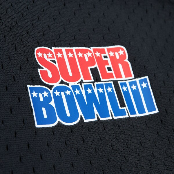 Joe Namath New York Jets Black Retired Player Name & Number Mesh T-Shirt