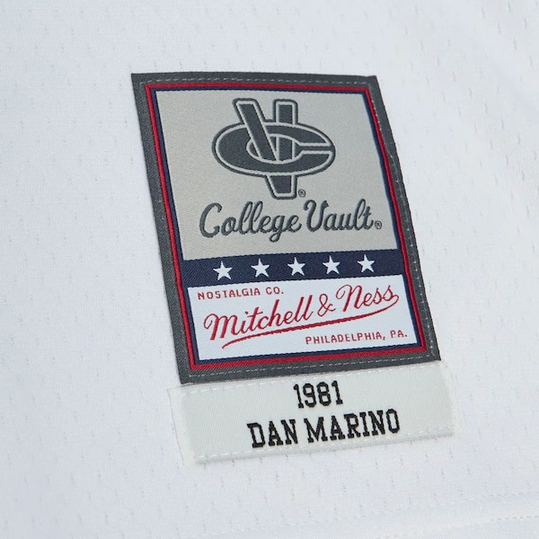 Dan Marino Pitt Panthers 1981 White Legacy Jersey 5 Dan Marino Pitt Panthers 1981 White Legacy Jersey