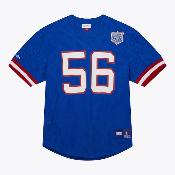 Lawrence Taylor New York Giants Royal Retired Player Name & Number Mesh T-Shirt