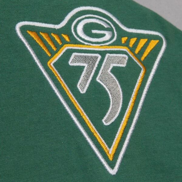 Reggie White Green Bay Packers Green Retired Player Name & Number Long Sleeve T-Shirt