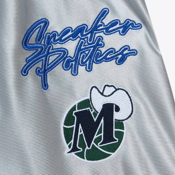 Dallas Mavericks Gray Tear Away Pants 4 Dallas Mavericks Gray Tear Away Pants