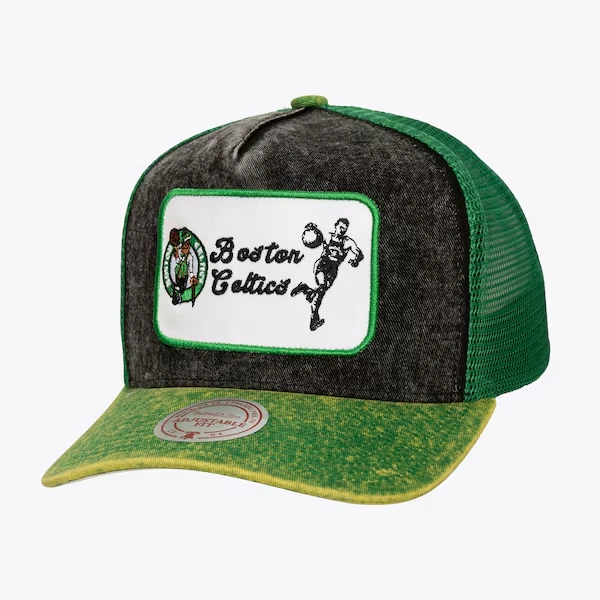 Boston Celtics Black Hometown Trucker Adjustable Hat