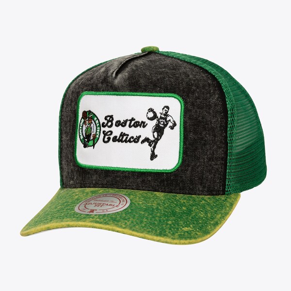 Boston Celtics Black Hometown Trucker Adjustable Hat