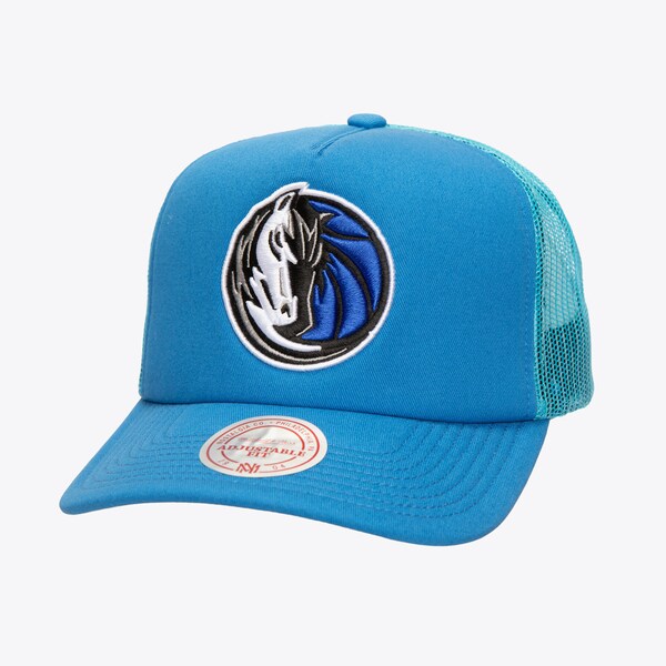 Dallas Mavericks Blue Core Evergreen Trucker Adjustable Hat