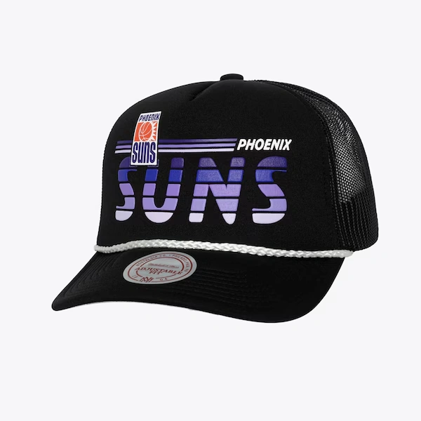 Phoenix Suns Black Graded Trucker Adjustable Hat