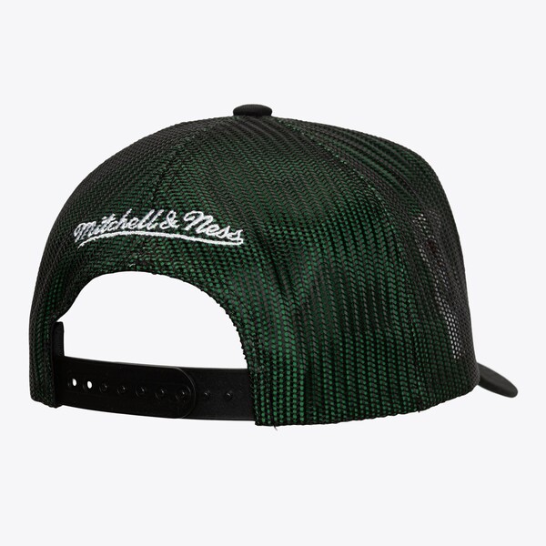 Boston Celtics Black Tremor Trucker Adjustable Hat