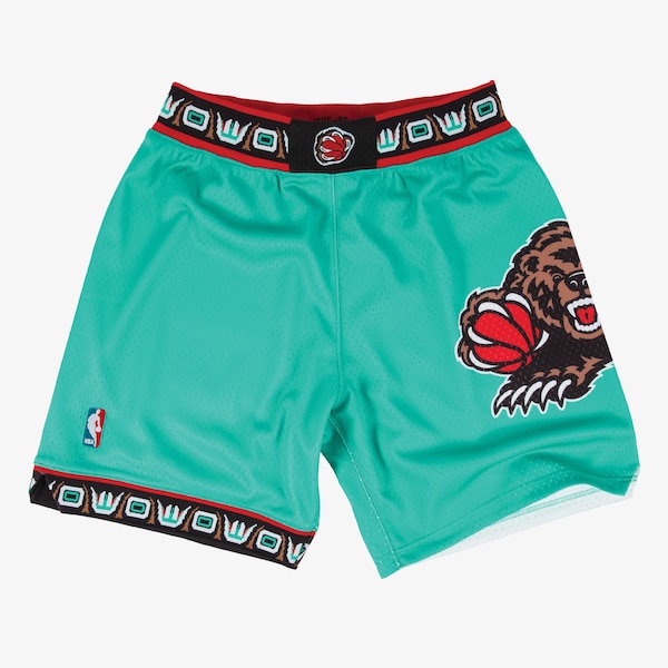 Vancouver Grizzlies Turquoise 1995-96 Authentic Shorts
