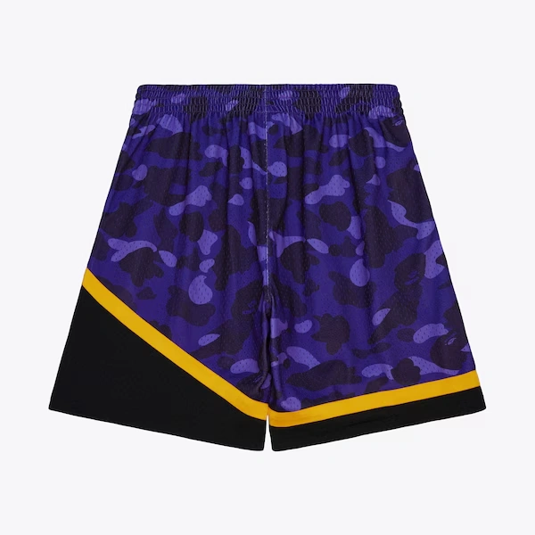 Phoenix Suns Purple M&N x BAPE Swingman Camo Shorts