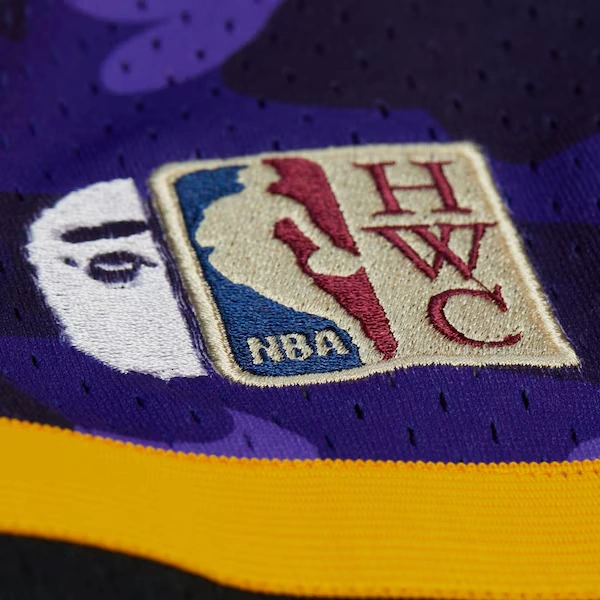 Phoenix Suns Purple M&N x BAPE Swingman Camo Shorts