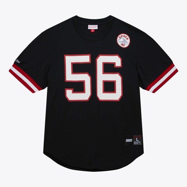 Lawrence Taylor New York Giants Black Retired Player Name & Number Mesh T-Shirt