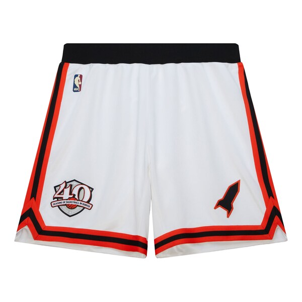 Denver Nuggets 2006-07 White Authentic Basketball Shorts