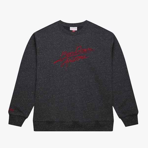 Arizona Wildcats Black Out Snow Washed Vintage Pullover Sweatshirt