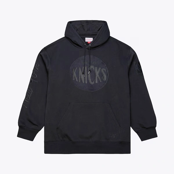 New York Knicks Black Phantom Fleece Hoodie