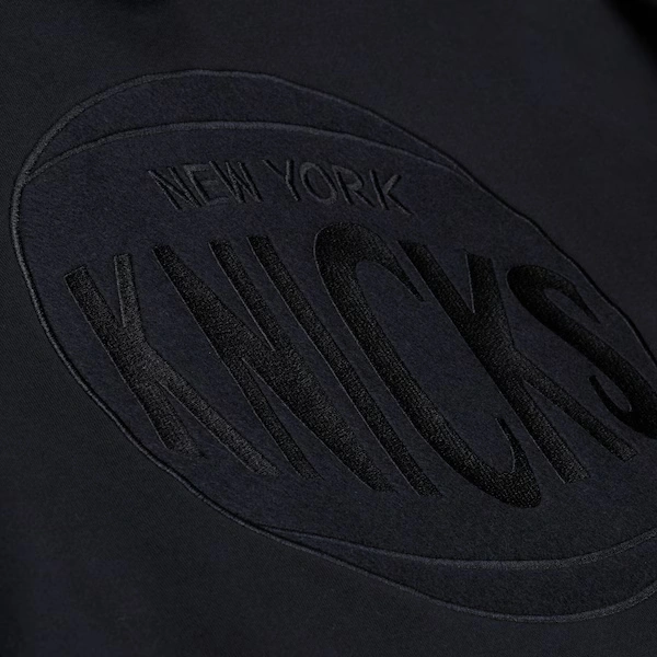 New York Knicks Black Phantom Fleece Hoodie