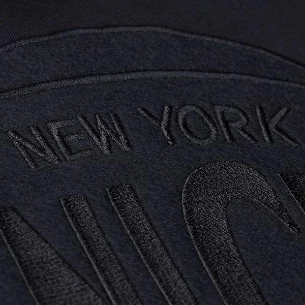 New York Knicks Black Phantom Fleece Hoodie