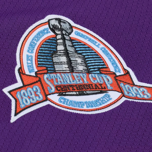 Los Angeles Kings M&N x Just Don Purple/Black Jersey Hoodie 5 Los Angeles Kings M&N x Just Don Purple/Black Jersey Hoodie