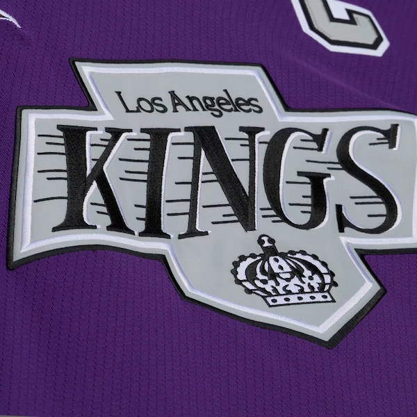 Los Angeles Kings M&N x Just Don Purple/Black Jersey Hoodie 6 Los Angeles Kings M&N x Just Don Purple/Black Jersey Hoodie