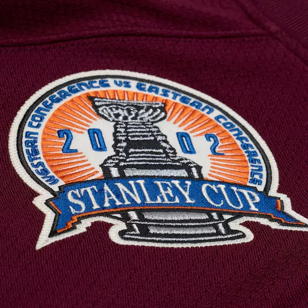 Detroit Red Wings M&N x Just Don Maroon/Cream Jersey Hoodie 5 Detroit Red Wings M&N x Just Don Maroon/Cream Jersey Hoodie