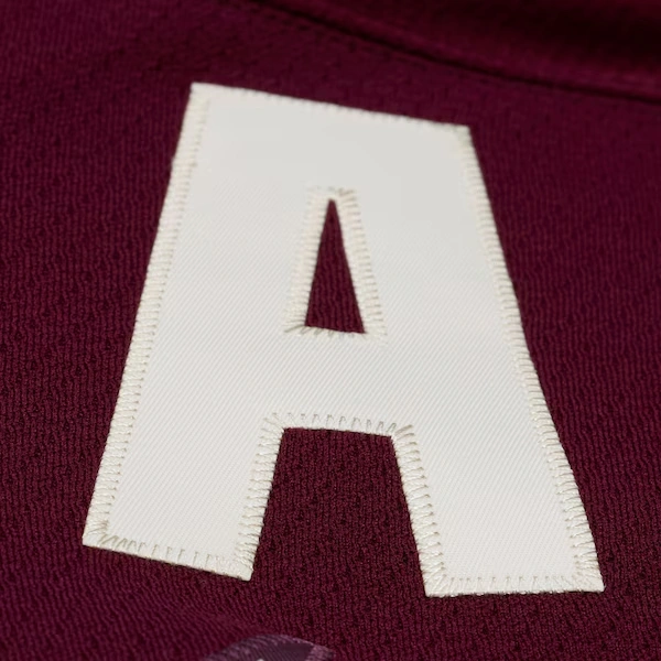 Detroit Red Wings M&N x Just Don Maroon/Cream Jersey Hoodie 6 Detroit Red Wings M&N x Just Don Maroon/Cream Jersey Hoodie