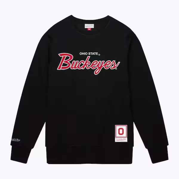 Ohio State Buckeyes Black Elite Script Pullover Sweatshirt