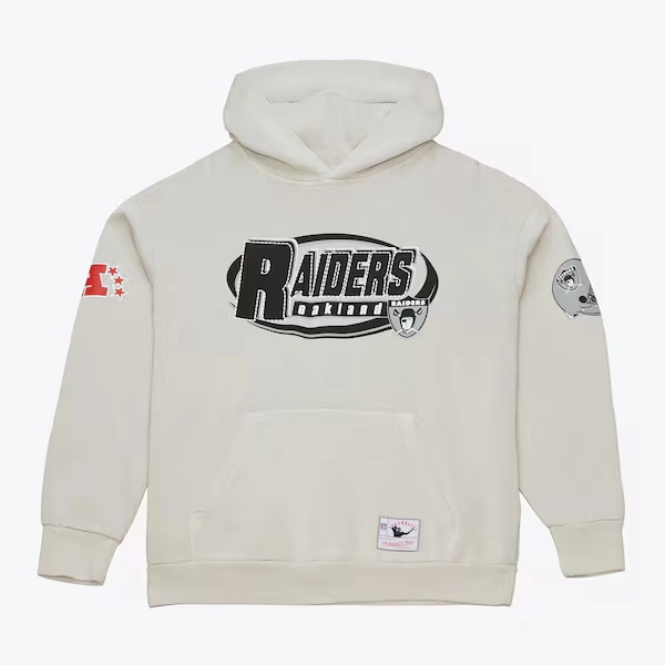 Oakland Raiders Ash Offsides Hoodie