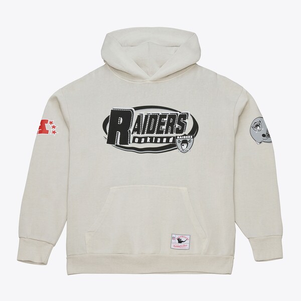 Oakland Raiders Ash Offsides Hoodie