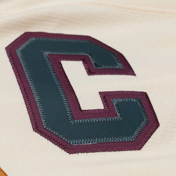 Chicago Blackhawks M&N x Just Don Cream/Maroon Jersey Hoodie 5 Chicago Blackhawks M&N x Just Don Cream/Maroon Jersey Hoodie