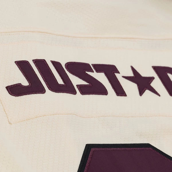 Chicago Blackhawks M&N x Just Don Cream/Maroon Jersey Hoodie 8 Chicago Blackhawks M&N x Just Don Cream/Maroon Jersey Hoodie