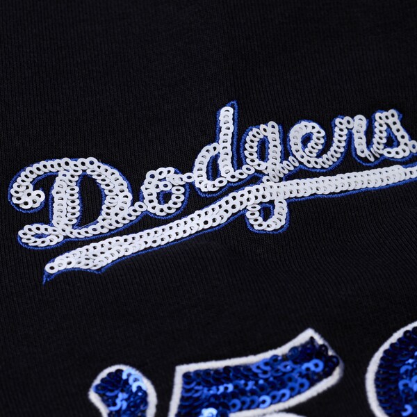 Women's Los Angeles Dodgers Black Premium Fleece Sweatshirt