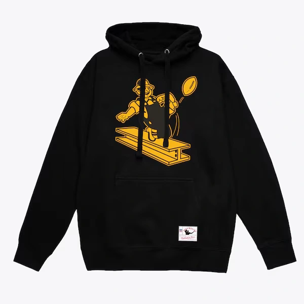 Pittsburgh Steelers Black Basic Logo Pullover Hoodie