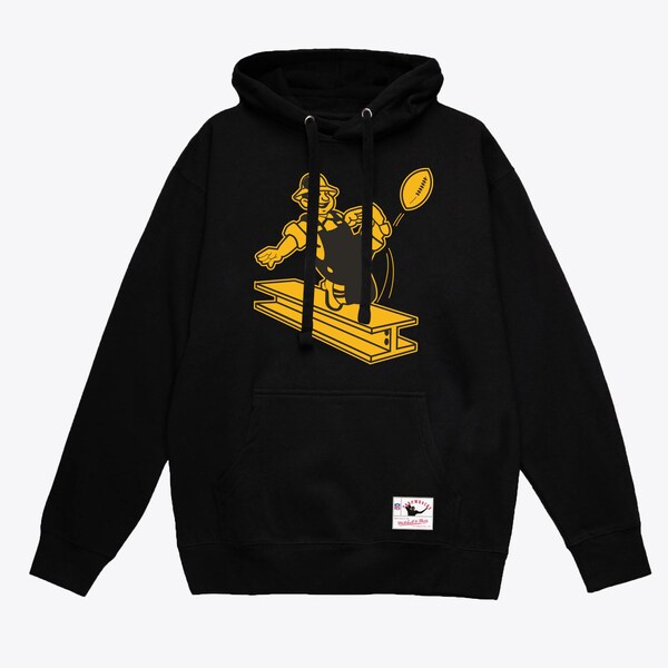 Pittsburgh Steelers Black Basic Logo Pullover Hoodie