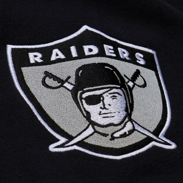 Oakland Raiders Black Team Legacy Fleece Hoodie